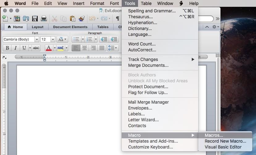 How to get rid of an infected word template in ms word 2011 for mac word